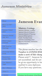 Mobile Screenshot of jamesonministries.org